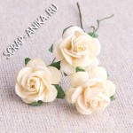 розочки кремовые