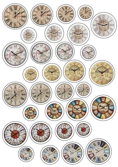 часы, бумага с часами, скрапбукинг часы, скрапчасы, скрапбумага, бумага для скрапбукинга