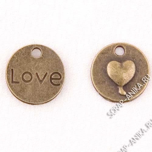 подвеска с сердечком