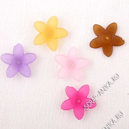 акриловые цветочки