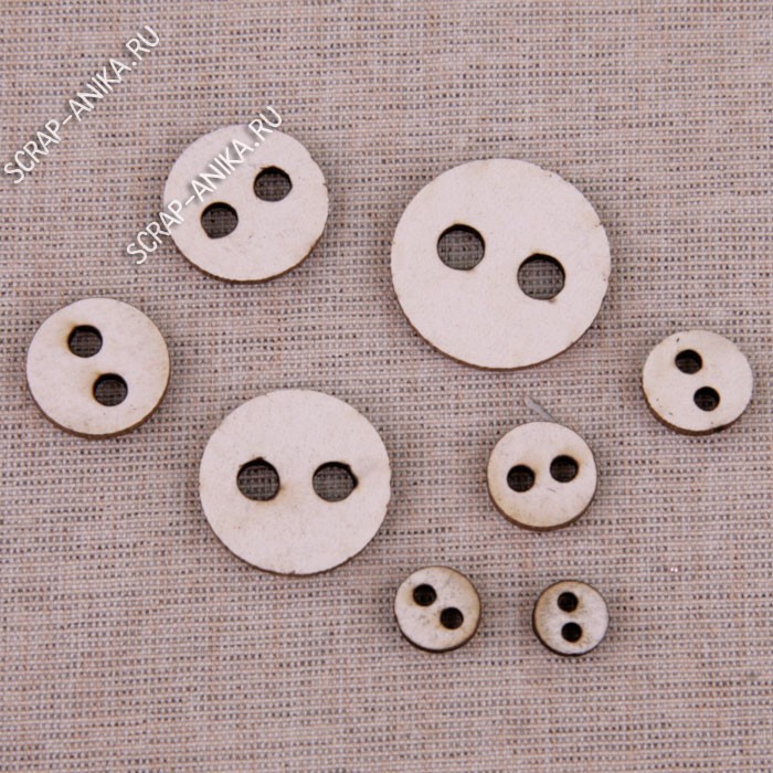 пуговицы из картона, пуговки чипборд, чипборд пуговицы