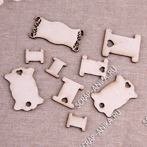 катушки, чипборд катушечки