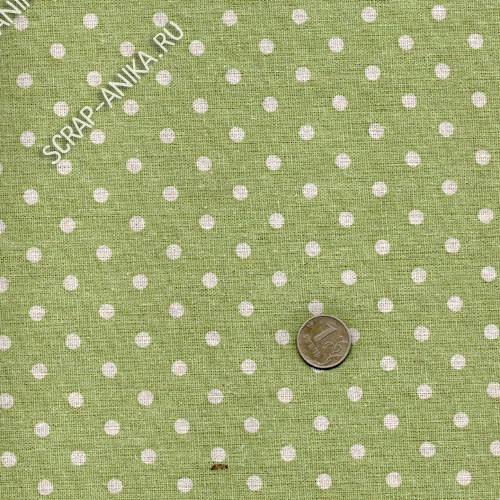 лен, ткани в горошек