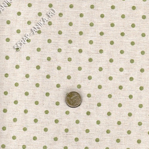 ткани в горох, лен в горошек, лен в горох