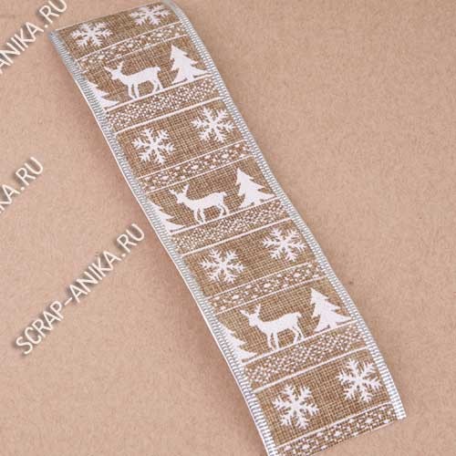 тесьма новогодняя