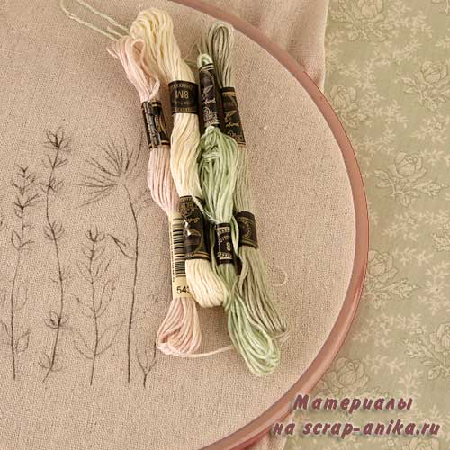 нитки для вышивания, мулине, шерсть для вышивания, меринос для вышивки, нитки для вышивки