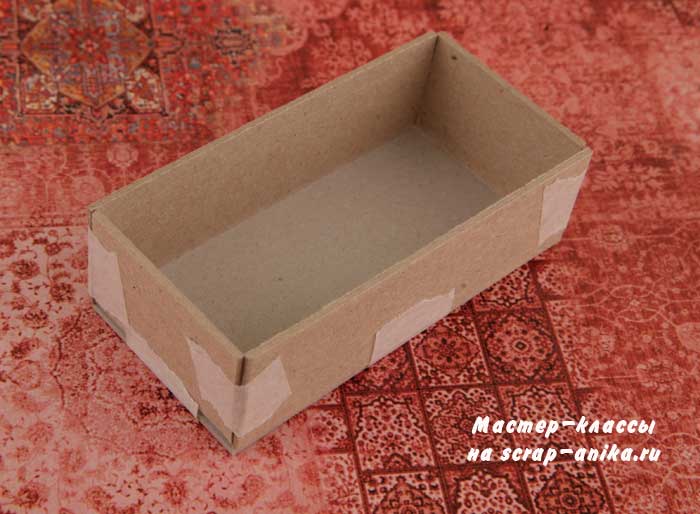 коробочка мастер класс, как сделать ящик, как сделать коробочку, что такое картонаж