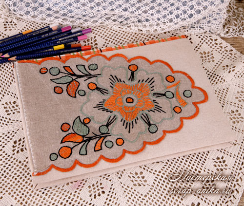 эскизник для художника, эскизник ручной работы, блокнот с вышивкой, блокноты с вышивкой