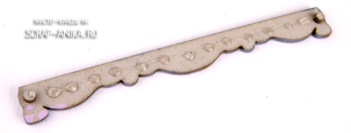 карниз, миниатюра, румбокс, своими руками