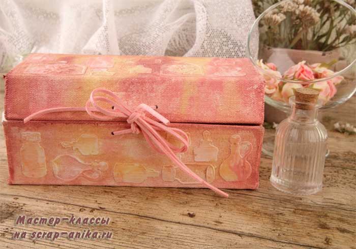 коробка для косметики, коробка для рукоделия. коробка ручной работы