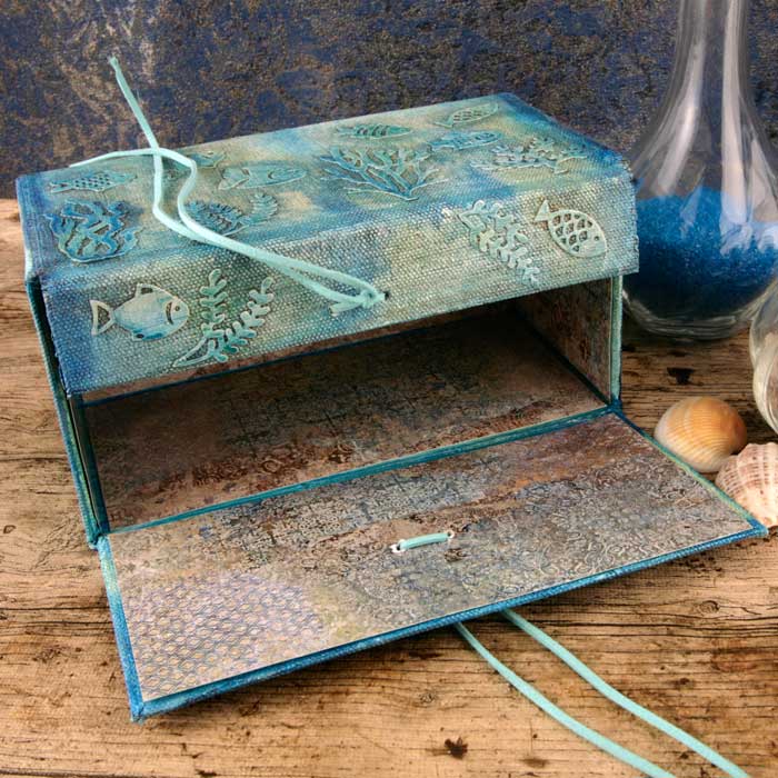 коробка в морском стиле, как сделать коробку в морском стиле