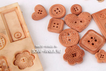 молды для скрапбукинга, полды, полимерная глина, мастер-класс