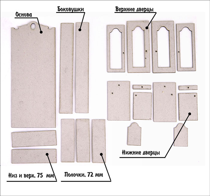 кукольный шкаф, кукольная мебель, кукольный домик