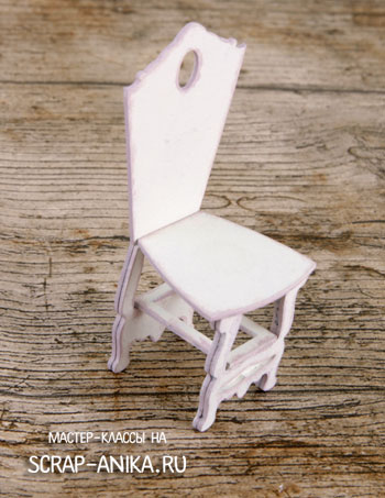 стульчик в кукольный дом, стул в кукольный дом, кукольный стульчик