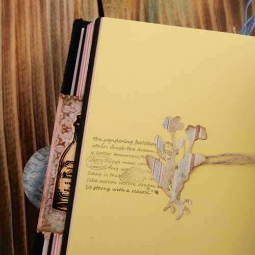 скрапбукинг, как оформить блокнот, способ оформления блокнота