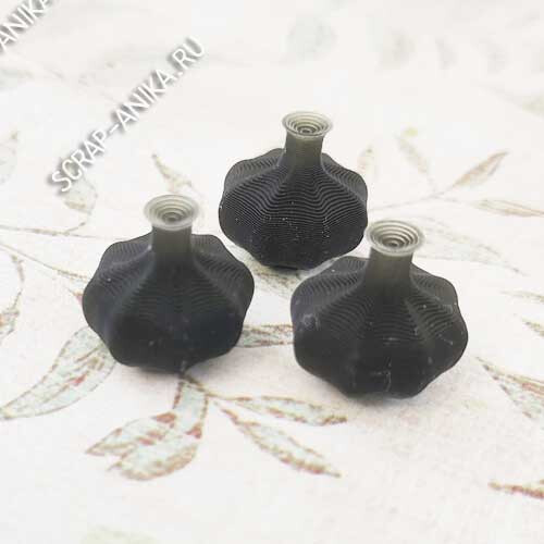 черная посуда, посуда для ведьмы, ведьмина посуда, миниатюра