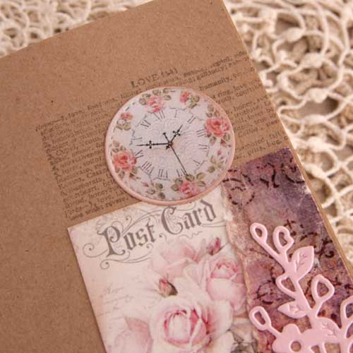 блокноты своими руками, блокнот с розами, скрапбукинг блокноты