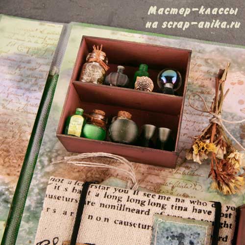 миниатюрный шкафчик, лэпбук, своими руками, для лэпбука, для папки, зельеварение