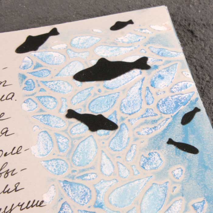 море, скрапбукинг море, Призрачное спасение, Мегеря Анна