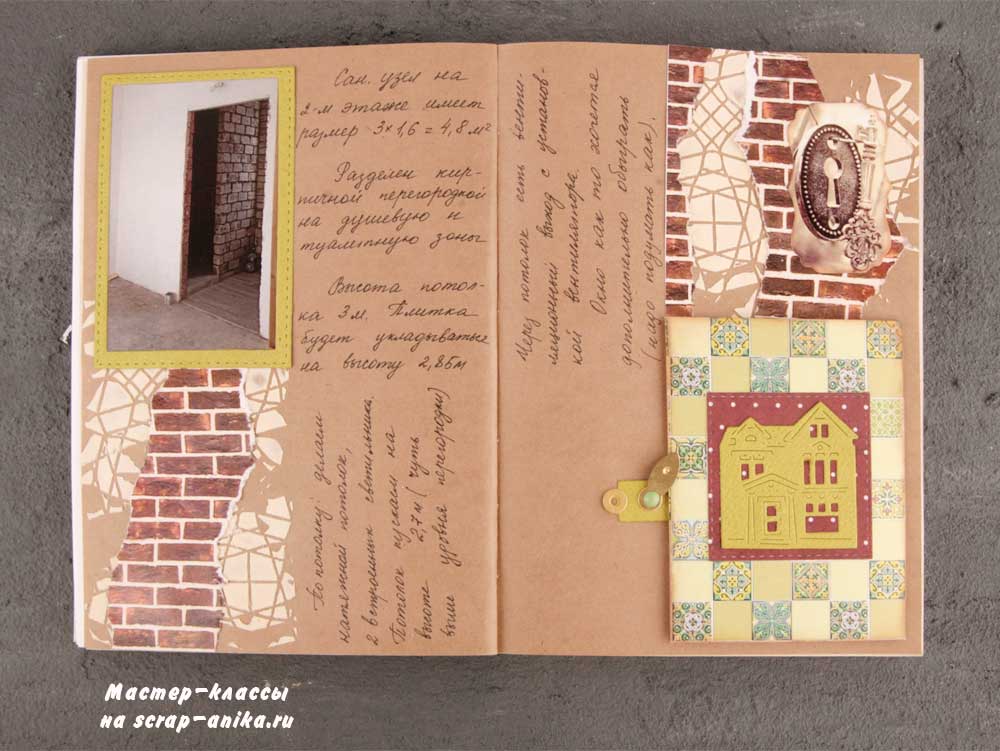 ванная, санузел, интерьер санузла, скрапбукинг