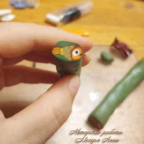 полимерная глина, рыбки из полимерной глины, обложка для блокнота, кейн рыбка