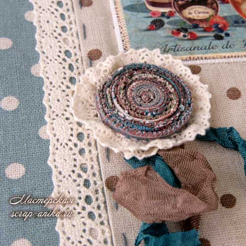 оформление кулинарной книги, книга в подарок, книги своими руками, обложка из ткани