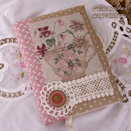 блокнот своими руками, кулинарна книга, книга для рецептов, бллокнот для рецептов, скрапдетали