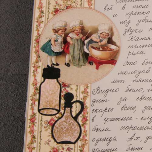 идеи оформления страниц, книга своими руками, призрачное спасение, скрап-аника