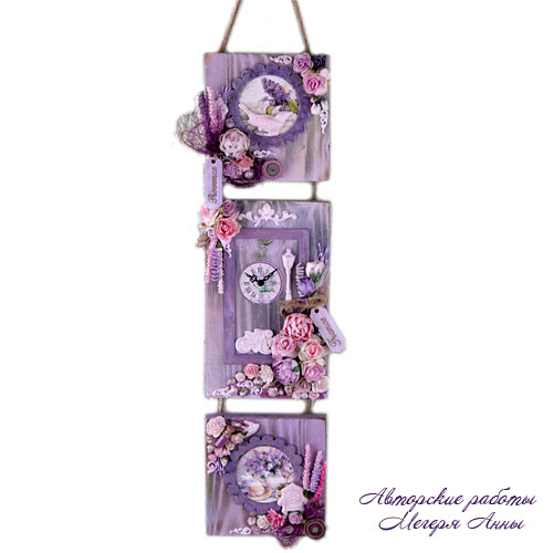 панно, панно в сттиле прованс, картина, картина прованс, картина скрапбукинг