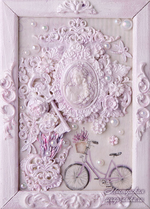 рамка прованс, красивая рамка, стиль прованс, как сделать прованс