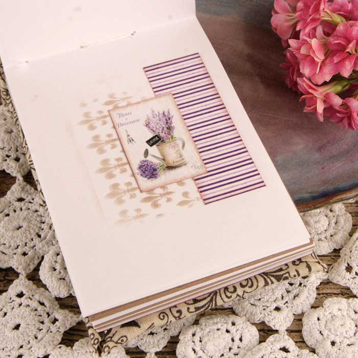 прованс, блокноты в стиле прованс