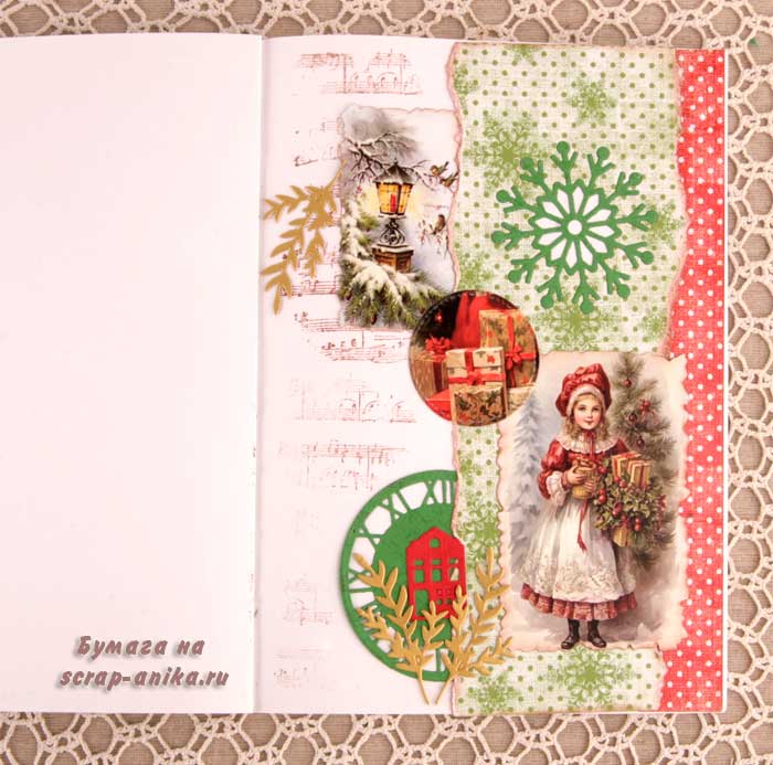 новогодний блокнот, новогодние открытки новогодний декор, подарок к новому году