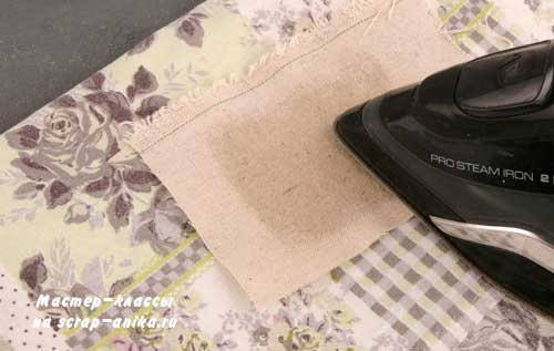 как сделат декупаж на ткани, мастер класс по декупажу